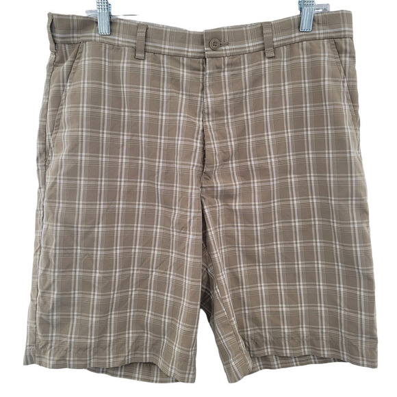 PGA Tour Men's Golf Shorts Size 34 Plaid - Picture 1 of 5
